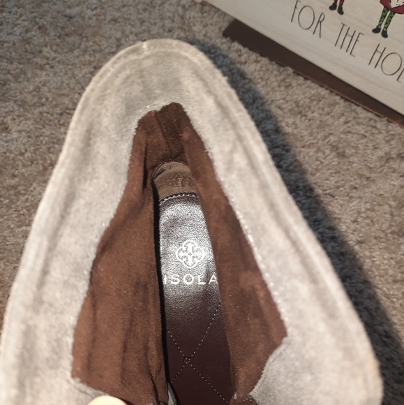 Isola sz 6.5M gray leather boot - Picture 6 of 9